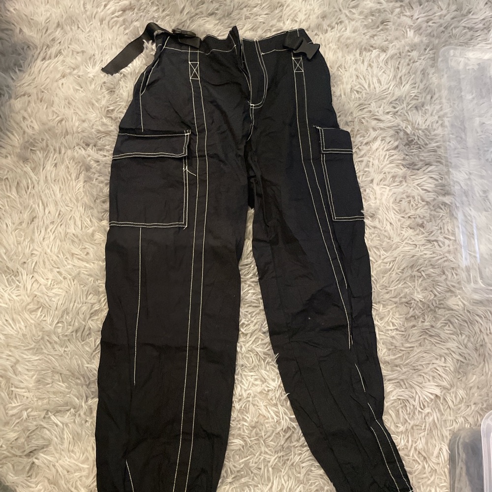 Black Cargo Pants